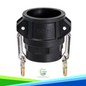 Camlock Hembra 1.5″ x 1.5″ Rosca Hembra Polipropileno